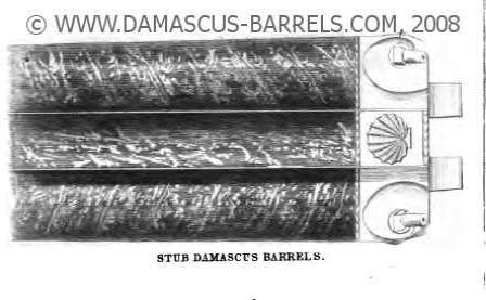 1835 Greener Stub Damascus