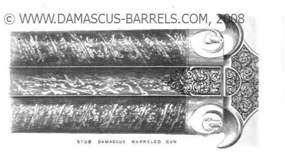 1858 Greener Stub Damascus